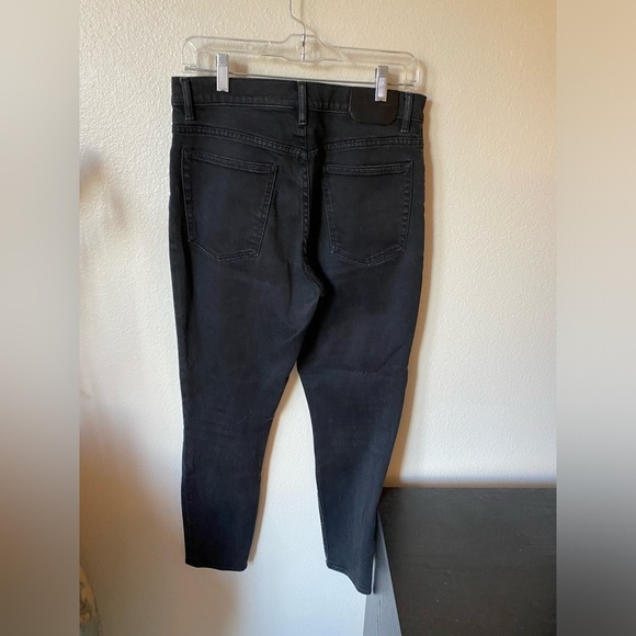 Proenza Schouler Women’s Black Denim Slim Skinny Jeans Cropped Size 30 Stretch - Picture 3 of 7